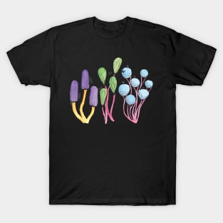 Mushrooms 1 :: Flowers and Fungi T-Shirt